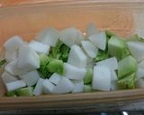 ☆鶏と蕪とブロッコリーのクリームパスタ☆作り方2写真