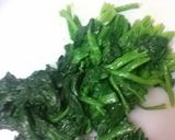 超！ホウレン草！鶏肉アボガドサラダ！作り方1写真