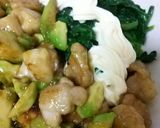 超！ホウレン草！鶏肉アボガドサラダ！作り方5写真