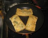 茎ワカメと納豆の油あげ焼き作り方8写真