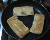 茎ワカメと納豆の油あげ焼き作り方9写真