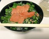 おとなの、菜の花二段鮭茶漬け丼作り方5写真