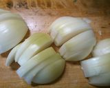 玉ねぎ セロリ 白菜 豚の ケチャスープ作り方2写真