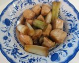 節約！１人ランチ❀焼き鳥と春菊のラーメン作り方1写真