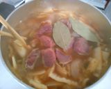 玉ねぎ セロリ 白菜 豚の ケチャスープ作り方6写真