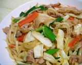 味噌ダレ焼きうどん作り方6写真