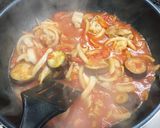 チキンのトマト煮込みグラスパ作り方7写真
