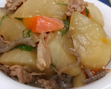簡単☆時短☆そぎ大根と豚肉の煮物作り方7写真