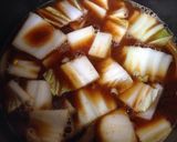 たっぷり白菜と挽肉の豆乳味噌スープ作り方3写真