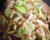 たっぷり白菜と挽肉の豆乳味噌スープ作り方5写真