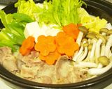 自家製スープで♪ごま豆乳鍋作り方4写真