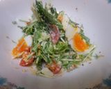 水菜のサラダ　簡単作り方5写真