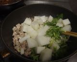 大根とこんにゃくの肉じゃが作り方6写真