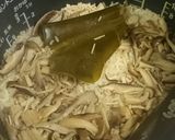 減塩レシピ！きのこの炊き込みご飯作り方4写真