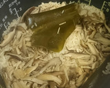 減塩レシピ！きのこの炊き込みご飯作り方4写真