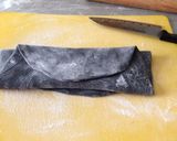 冷凍保存出来る真っ黒手打ちうどん作り方11写真