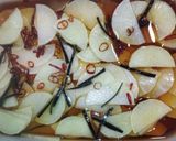 簡単　大根の醤油漬け作り方1写真