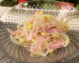 豆モヤシ＆ハムのマヨ和え♪大量消費作り方3写真