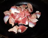 砂肝（砂ずり）の中華炒め辛味噌＆マヨ添え作り方4写真