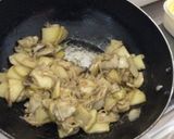 キノコとりんごのクリームチーズパウンド作り方2写真