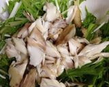 水菜と焼きサバのサラダ作り方2写真