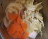 カリフラワーと白菜のスープ煮作り方7写真