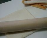食パンでお手軽♪ゴボウのおつまみピザ作り方3写真