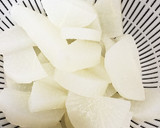 トロトロな白菜とツナ大根の煮物作り方1写真