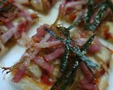 食パンでお手軽♪ゴボウのおつまみピザ作り方5写真