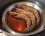 母レシピ：海老の酒蒸し（お正月）作り方6写真