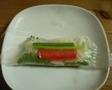 素麺と生野菜いっぱい生春巻き☆作り方5写真