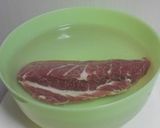 オーブンで簡単ベーコン風の塩焼き豚作り方3写真