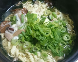 4種冷凍キノコを使った即席麺・激うまです作り方9写真