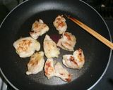 簡単♪こんがり香る鶏肉と白菜のスープ作り方10写真