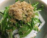 水菜と大根としらすのサラダ作り方4写真