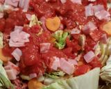 白菜とひき肉♡簡単トマトミルフィーユ鍋作り方11写真