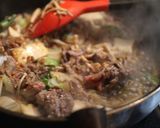 牛肉と長芋の味噌コチュ炒め作り方5写真