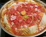 白菜とひき肉♡簡単トマトミルフィーユ鍋作り方13写真