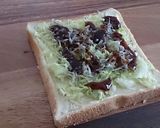 栄養満点♪しらすのお好み焼き風トースト作り方5写真