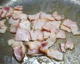ベーコンたっぷりカルボナーラ作り方5写真