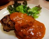 ハンバーグに☆簡単 チーズミートソース作り方5写真