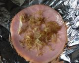 お弁当穴埋め☆かつおハムチーズ作り方1写真