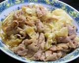 豚肉とキャベツの中華風炒め(ﾟノзヽﾟ)作り方5写真