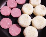 ボロニアソーセージで簡単！焼きおにぎり！作り方2写真