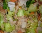 ☆チンゲン菜と豚肉の中華あんかけ☆作り方5写真