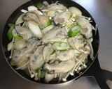 ふっくら牡蠣のねぎ蒸し作り方4写真