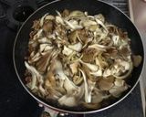 まいたけの牛そぼろ丼作り方3写真