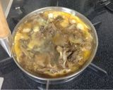 まいたけの牛そぼろ丼作り方4写真