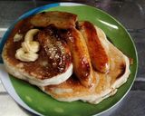 ナッツ入りバナナソテーパンケーキ作り方8写真