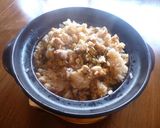 大豆と塩昆布の土鍋ご飯♪作り方5写真